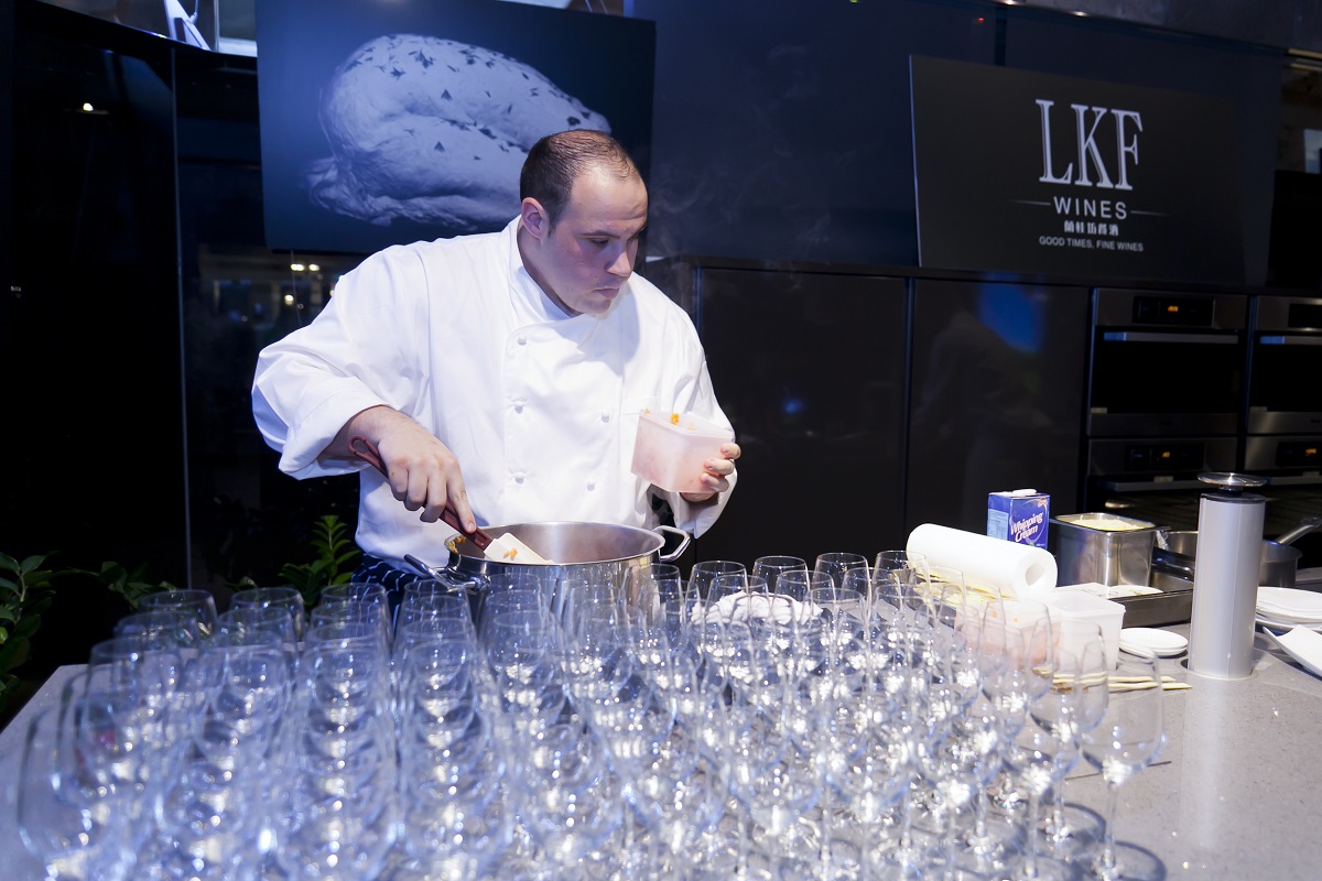 LKF Wines cooking demonstration